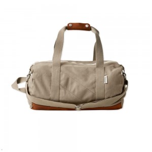 Beige Tracksmith Club Duffel Bags Australia | IDWX-68493