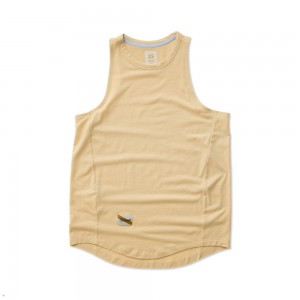 Beige Tracksmith Harrier Women's Tank Australia | DEWF-86035