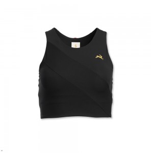 Black Tracksmith Bell Lap Women's Tops Australia | WKZG-14670