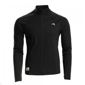 Black Tracksmith Session Men's Jacket Australia | EHWF-21507