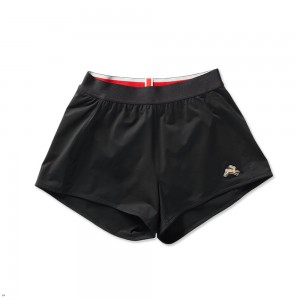 Black Tracksmith Session Speed Women's Shorts Australia | WOSZ-17834