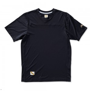 Black Tracksmith Twilight Men's Tee Australia | JXSQ-63851