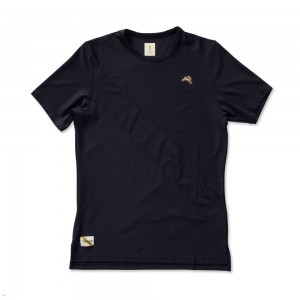 Black Tracksmith Van Cortlandt Men's Tee Australia | PDOG-45013