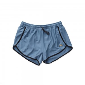 Blue Black Tracksmith Van Cortlandt Women's Shorts Australia | ODTP-12430