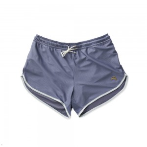 Blue Grey Tracksmith Van Cortlandt Men's Shorts Australia | BVEO-07625