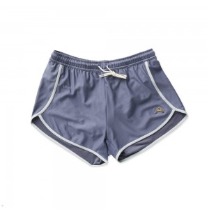 Blue Grey Tracksmith Van Cortlandt Women's Shorts Australia | RJOV-12679