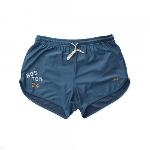 Blue Tracksmith Boston Men's Shorts Australia | IAVL-36128