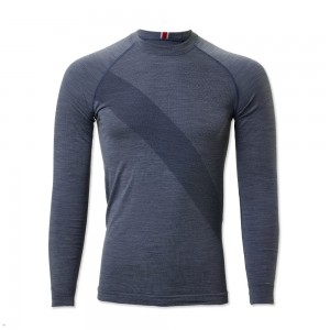 Blue Tracksmith Brighton Men's Base Layer Australia | SILR-47931