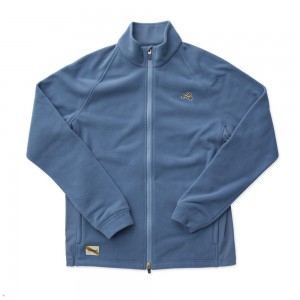 Blue Tracksmith Franklin Fleece Men's Jacket Australia | SFZH-25769