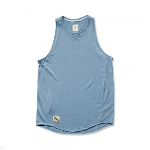 Blue Tracksmith Harrier Women's Tank Australia | GPSU-51782