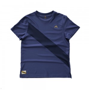 Blue Tracksmith Van Cortlandt Women's Tee Australia | CQIY-76012