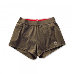 Brown Tracksmith Session Speed Women's Shorts Australia | OZCJ-97241