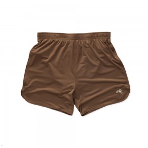 Brown Tracksmith Twilight Men's Shorts Australia | PYZT-45260