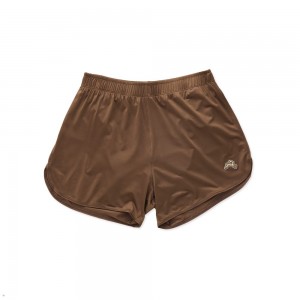 Brown Tracksmith Twilight Women's Shorts Australia | UBAH-60432