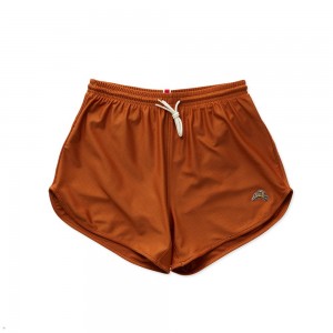 Brown Tracksmith Van Cortlandt Grand Women's Shorts Australia | OLYG-25148