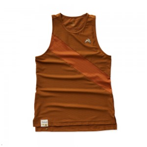 Brown Tracksmith Van Cortlandt Women's Singlet Australia | DTFC-20658