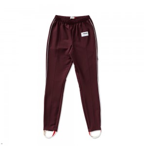 Burgundy Tracksmith Bislett Women's Pants Australia | BQLI-68719