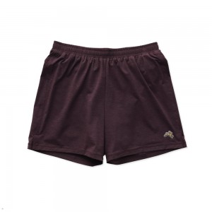 Burgundy Tracksmith Session Men's Shorts Australia | AZCM-08362