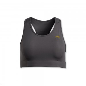 Dark Grey Tracksmith Allston Women's Bra Australia | XFDT-81357