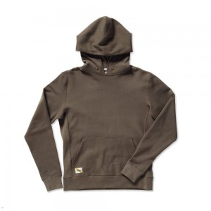 Dark Grey Tracksmith Trackhouse Men's Sweatshirt Australia | MQRY-28615