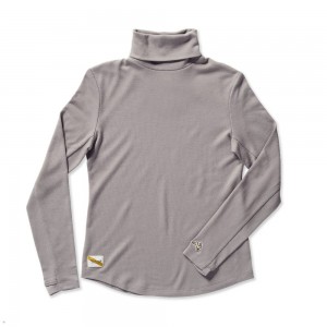 Grey Tracksmith Fells Turtleneck Women's Base Layer Australia | HCXM-28970