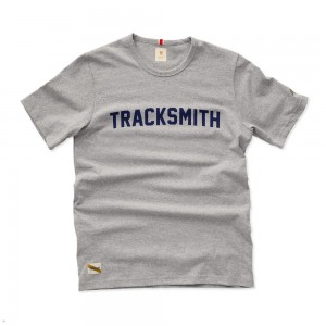 Grey Tracksmith Grayboy Men's Tee Australia | DBGY-19657