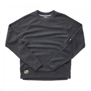 Grey Tracksmith Rapid Transit Crew Men's Sweatshirt Australia | UHDP-09172