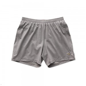 Grey Tracksmith Session Men's Shorts Australia | SVXP-19263