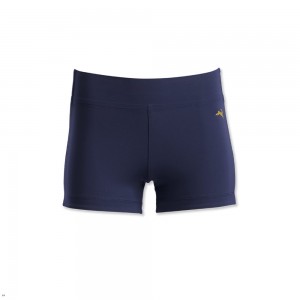 Navy Tracksmith Bell Lap Women's Shorts Australia | ZADN-06214