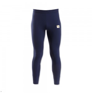 Navy Tracksmith Turnover Men's Tights Australia | GNRA-72468