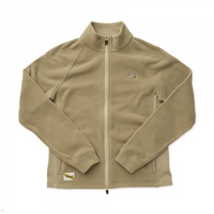 Olive Tracksmith Franklin Fleece Women's Jacket Australia | CJKN-54609