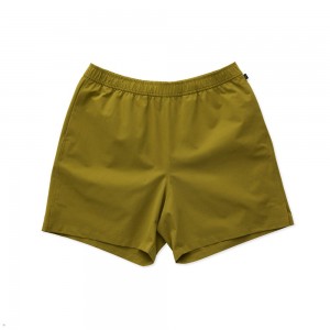 Olive Tracksmith Rapid Transit Men's Shorts Australia | FXOR-38029