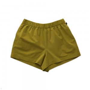 Olive Tracksmith Rapid Transit Women's Shorts Australia | WUHY-98201