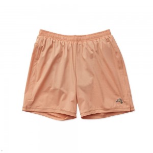 Orange Tracksmith Session Men's Shorts Australia | ZKNE-73915