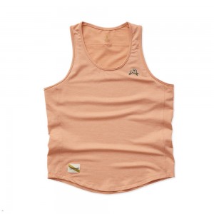 Orange Tracksmith Session Women's Tank Australia | BKVH-04216