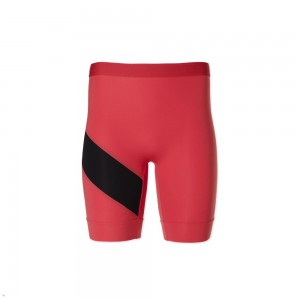 Red Black Tracksmith Allston Half Men's Tights Australia | JRAY-94721