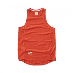 Red Tracksmith Harrier Women's Tank Australia | TYGP-15879