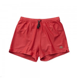 Red Tracksmith Van Cortlandt Grand Men's Shorts Australia | TRBV-85923