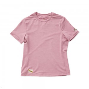 Rose Tracksmith Session Women's Tee Australia | IVJF-24859