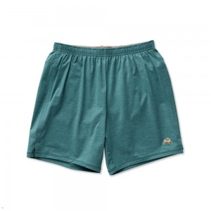 Turquoise Tracksmith Session Men's Shorts Australia | DYVW-25046