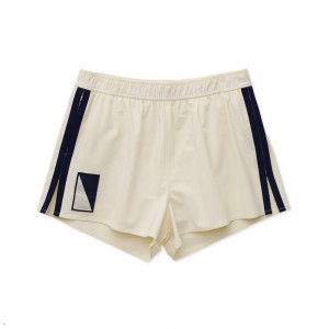 White Navy Tracksmith Run Cannonball Run Women's Shorts Australia | XIMW-82497