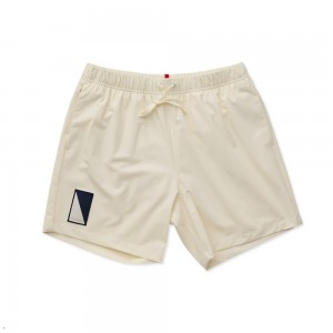 White Navy Tracksmith Run Cannonball Run Men's Shorts Australia | KWHD-35260