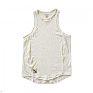 White Tracksmith Harrier Women's Tank Australia | LOFI-78314