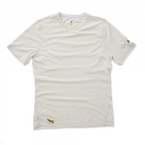 White Tracksmith Horizon Men's Tee Australia | BWCK-35869