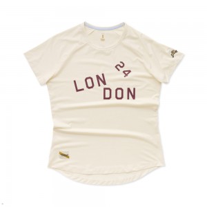 White Tracksmith London Women's Tee Australia | OGLB-46517