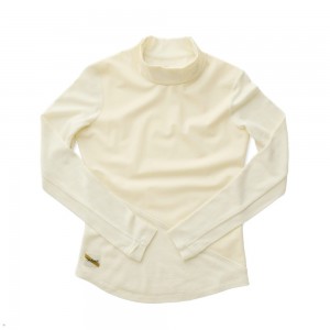 White Tracksmith NDO Wind-Block Mockneck Women's Shirts Australia | CBTE-67354