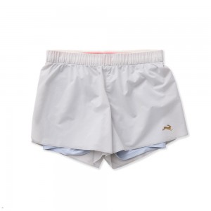 White Tracksmith Rain Women's Shorts Australia | XDGA-80671