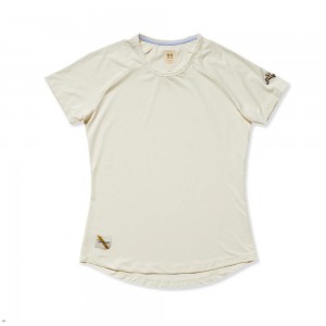 White Tracksmith Twilight Women's Tee Australia | PQFI-79652