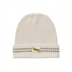 White Tracksmith Varsity Runner's Caps Australia | YHQM-71364