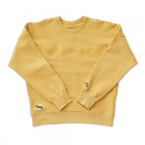 Yellow Tracksmith Trackhouse Crew Women's Sweatshirt Australia | SPGW-67834